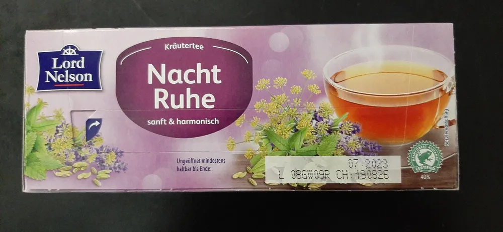 Nacht Ruhe Tee