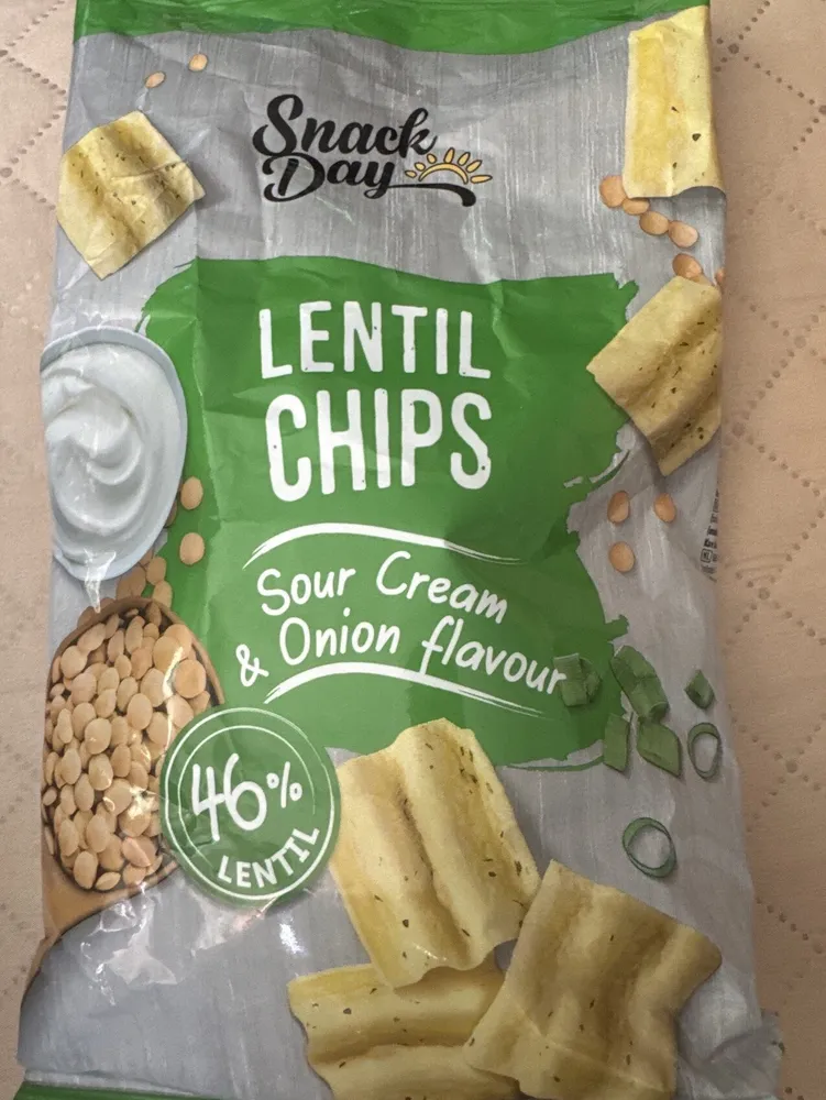 Lentil Chips - Sour Cream & Onion Flavour