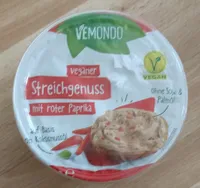 Veganer Streichgenuss mit roter Paprika