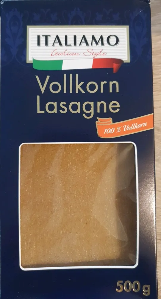 Nudeln Vollkorn Lasagne
