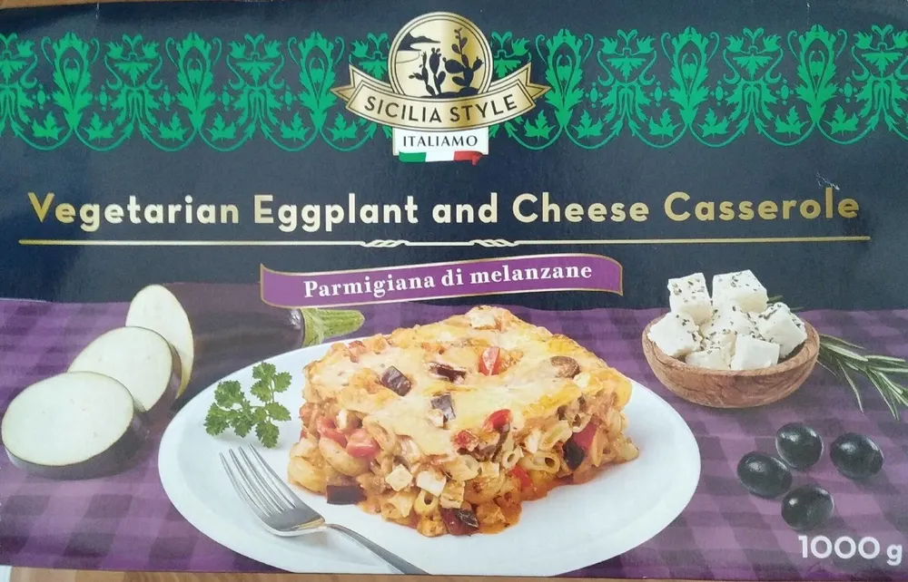 Vegetarian Eggplant  and Cheese Cassetole