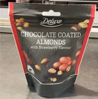 CHOCOLATE COATED ALMONDS with Strawberry Flavour