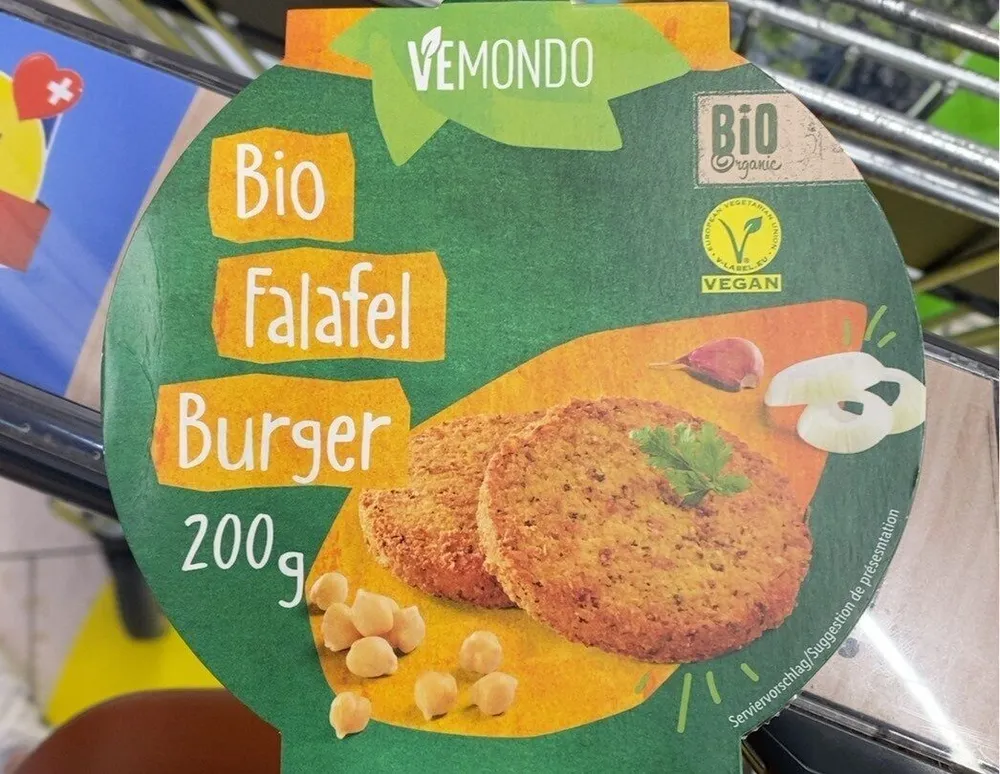 Bio falafel burger