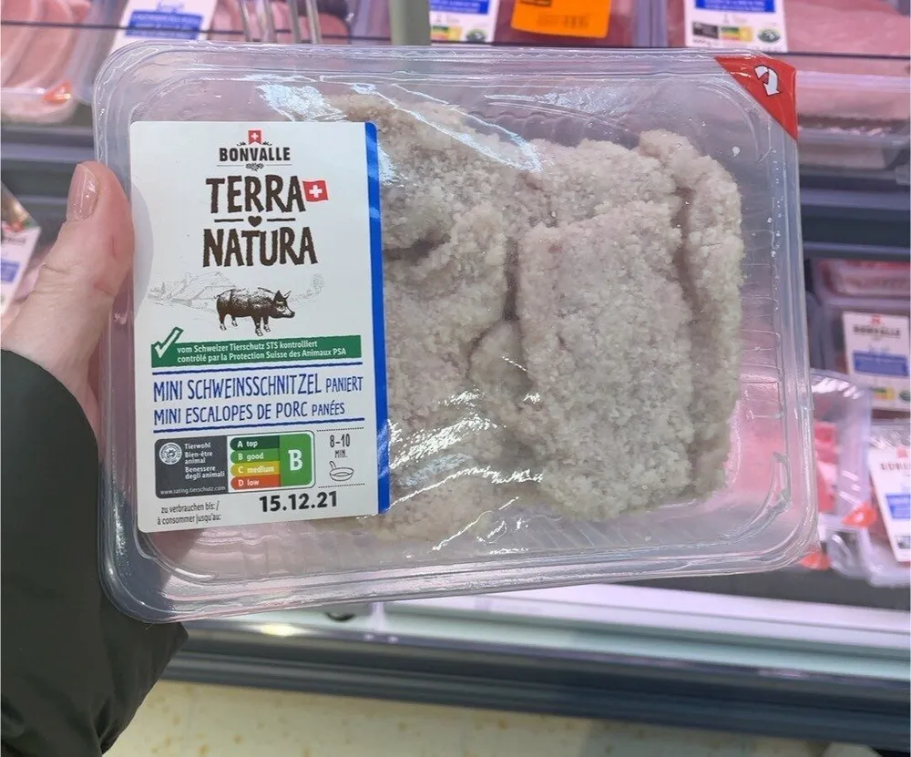 Mini escalopes de porc panées