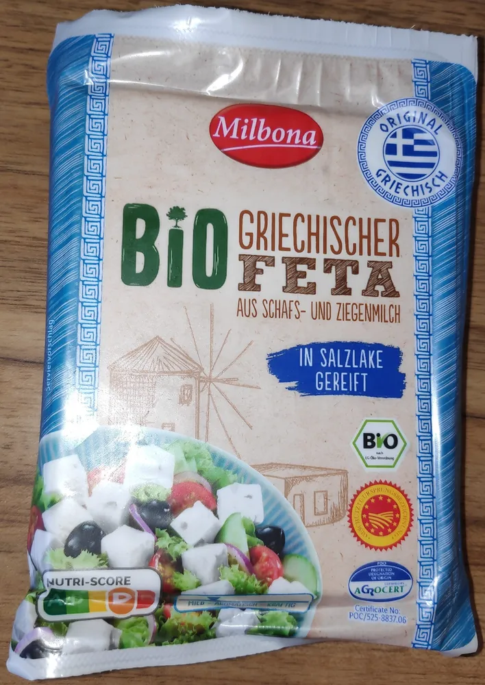 griechischer Feta (70 % Schafs- & 30 % Ziegenmilch) 43 % (Bio)
