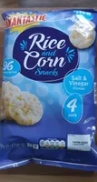 Salt and Vinegar Rice and Corn Snacks