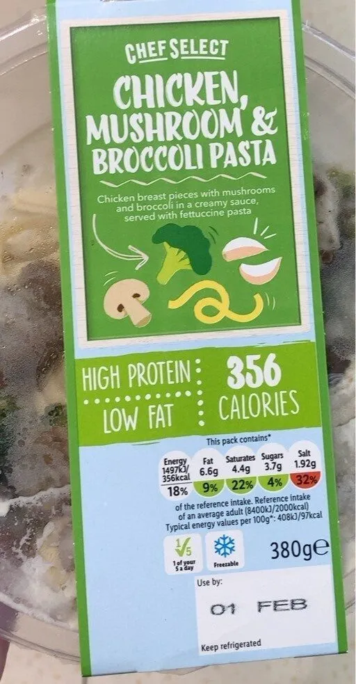 Chicken mushroom broccoli pasta