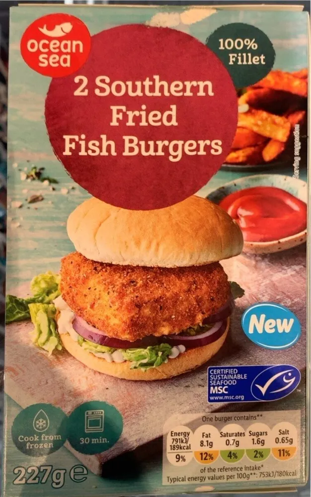 Southern Fried Fish Burgers