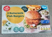 Buttermilk fish burgers