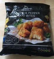 Lemon & pepper cod bites
