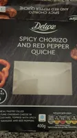 Deluxe spicy Chorizo and Red Pepper Quiche