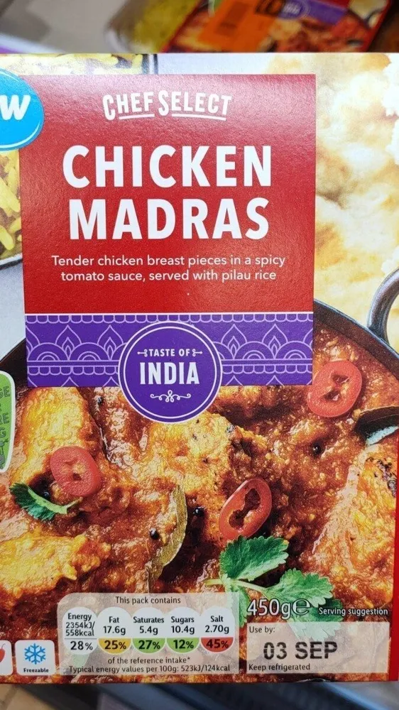 Chicken madras