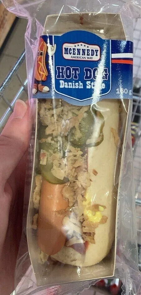 Hot dog danish style