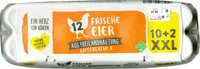 12 Frische Eier aus Freilandhaltung Güteklasse A