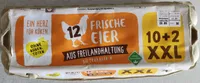 12 frische Eier aus Freilandhaltung