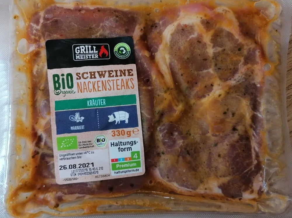 Schweine Nackensteaks