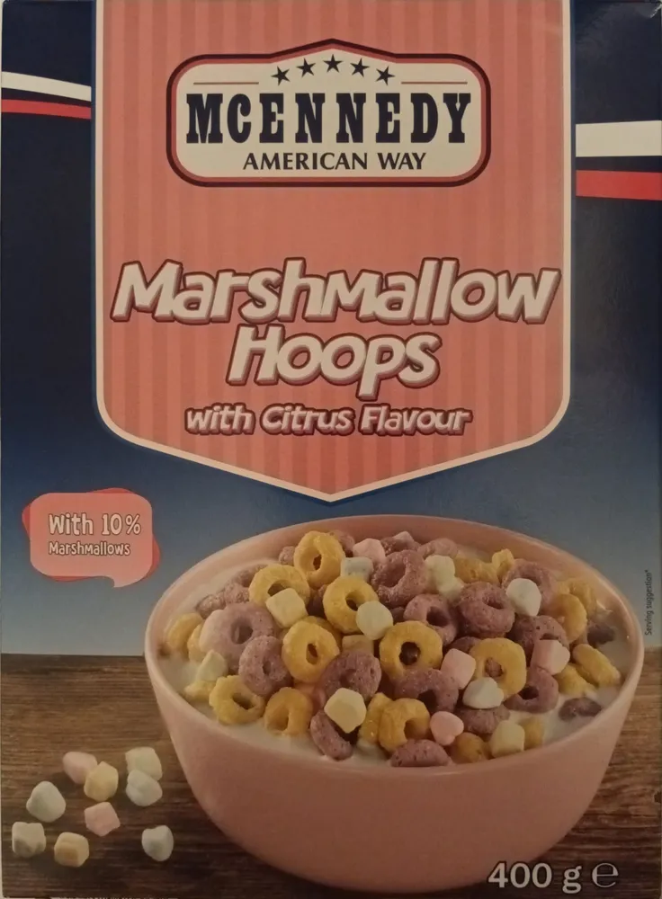 Cereal marshmallow hoops
