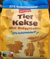 Tierkekse -30% Zucker