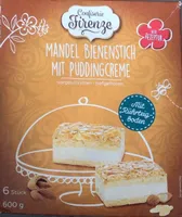MANDEL BIENENSTICH MIT PUDDINGCREME