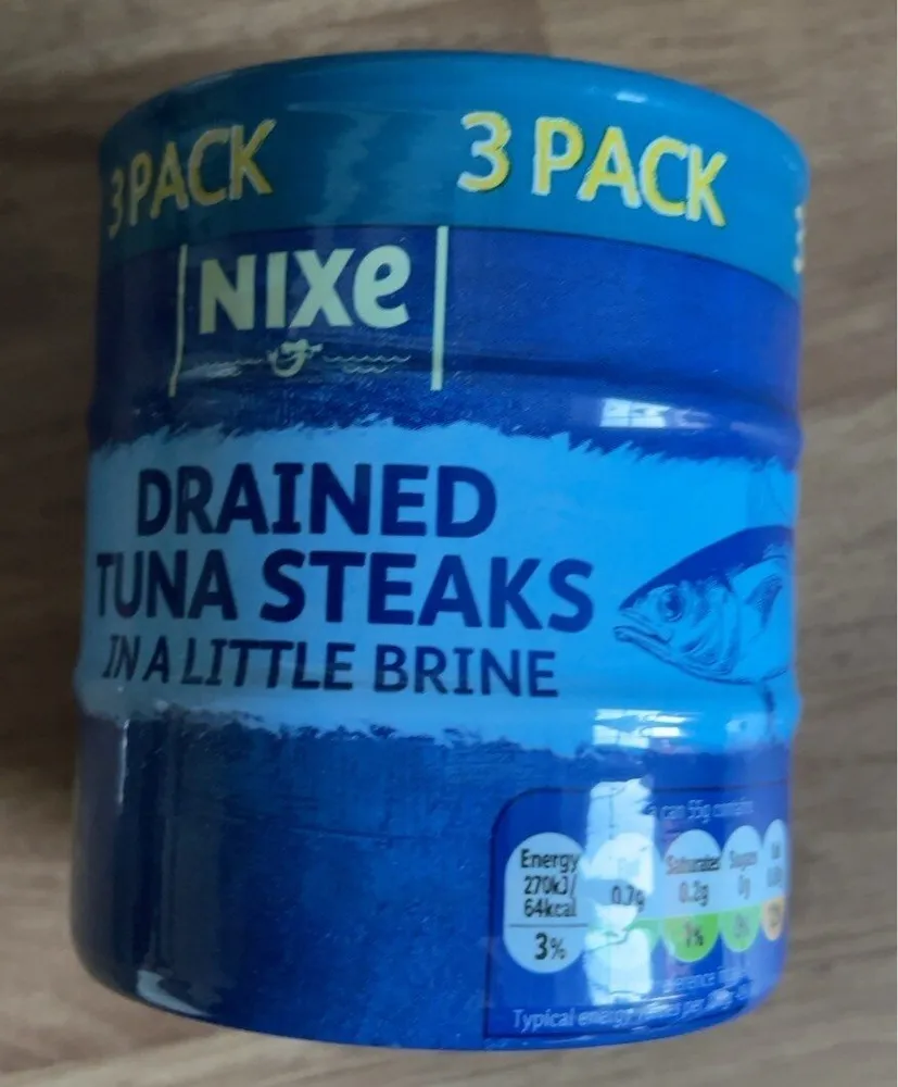 Drained Tuna Steaks