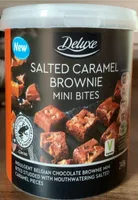Salted caramel brownie mini bites