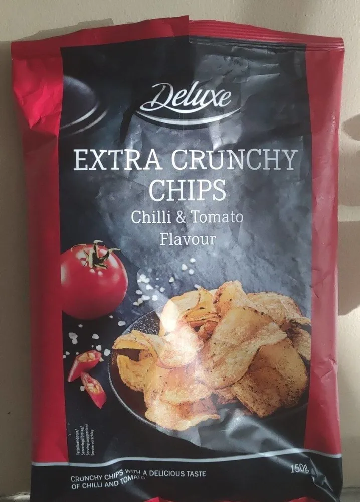 Extra Crunchy Chips chilly and tomato flavours