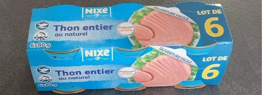 Thon entier au naturel