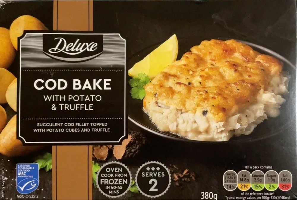 Cod Bake with potato & truffle