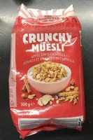 CRUNCHY MÜESLI APFEL ZIMTGESCHMACK - POMMES ET AUX GOÛT DE CANNELLE