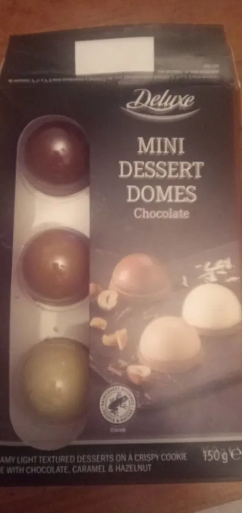 Mini dessert domes