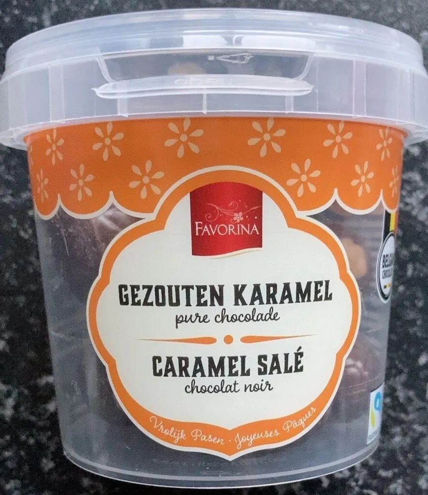 Caramel salé chocolat noir
