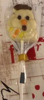 Sucette au chocolat blanc