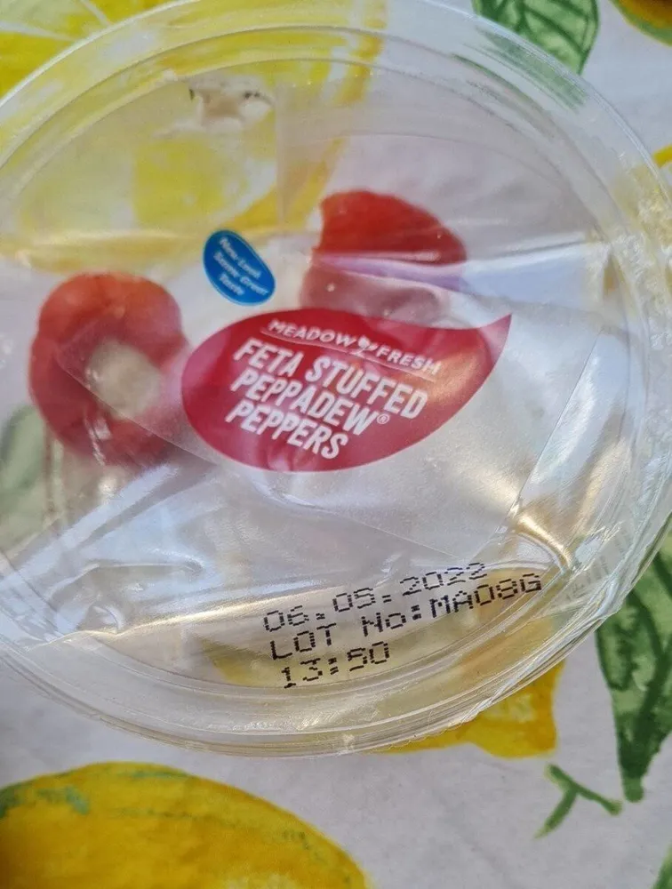 Feta Stuffed Peppadew Peppers