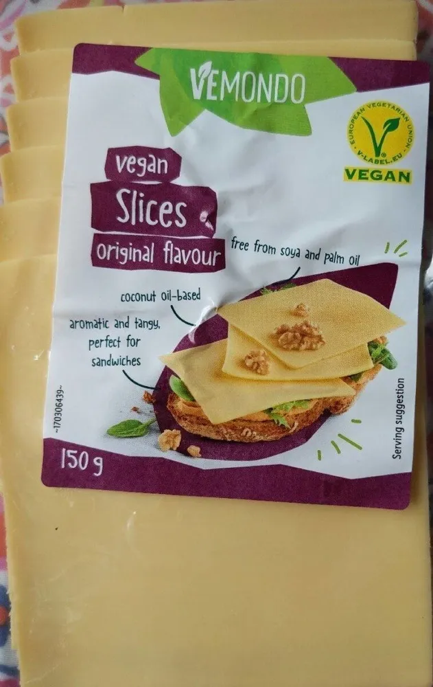 Vegan slices original flavour