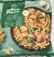 Spätzle-Pfanne mit Hähnchen und Gemüse
