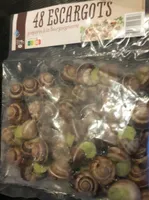 48 escargots préparés à la bourguignonne avec beurre