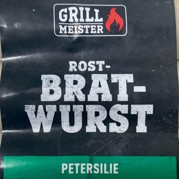 Rost-Bratwurst - Petersilie