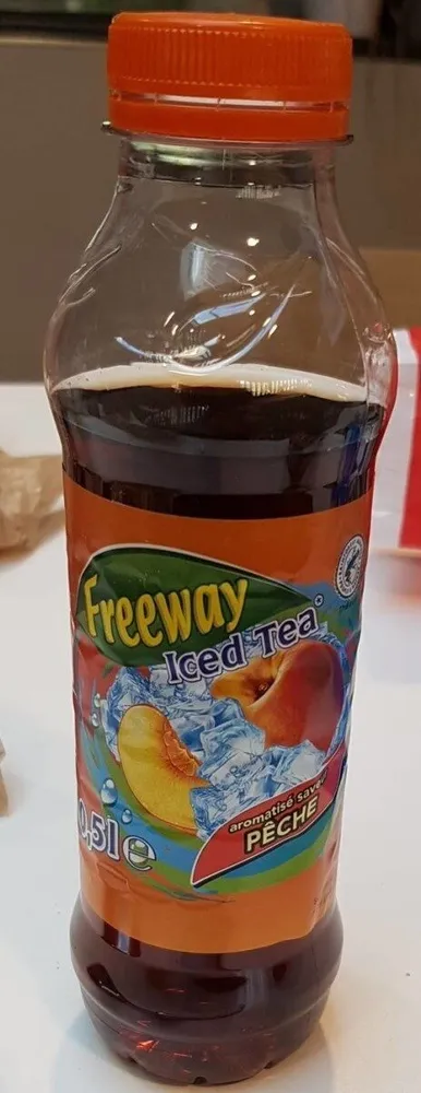 Ice tea aromatisé saveur pêche