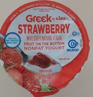 Greek Strawberry Nonfat Yogurt