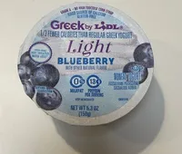 Light Blueberry Greek Yogurt