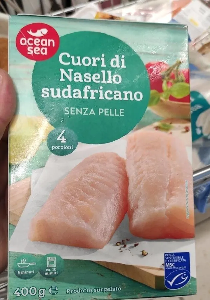 Cuori di nasello sudafricano