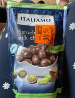 Pistachios with milk chocolate