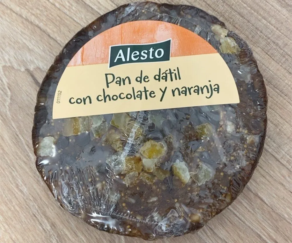 Pan de dátil con chocolate y naranja