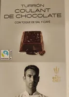 Turrón coulant de chocolate