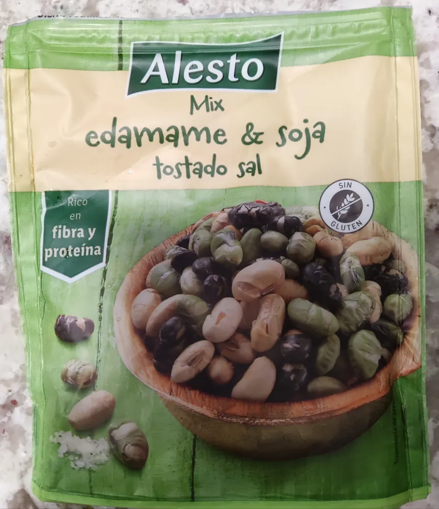 Mix edamame y soja tostado sal