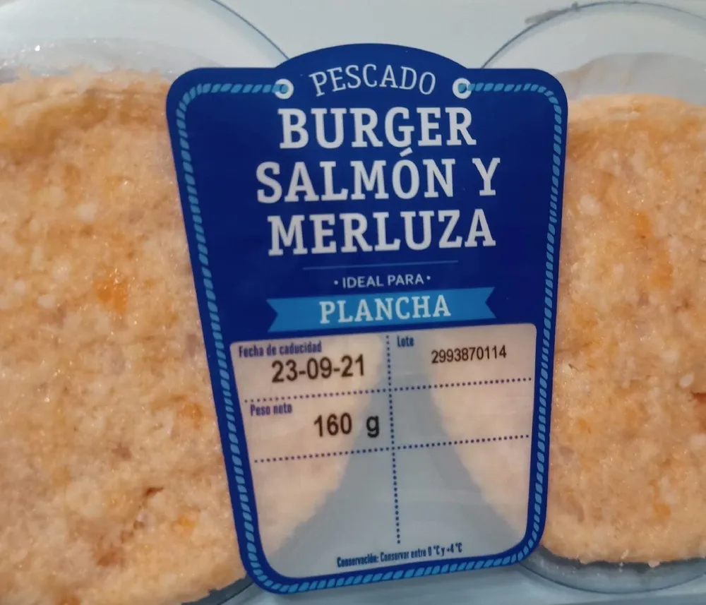 Burguer salmón y merluza