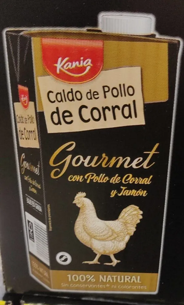 Caldo pollo de corral