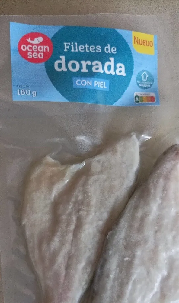 Filetes de dorada con piel