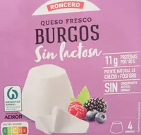 Burgos sin lactosa