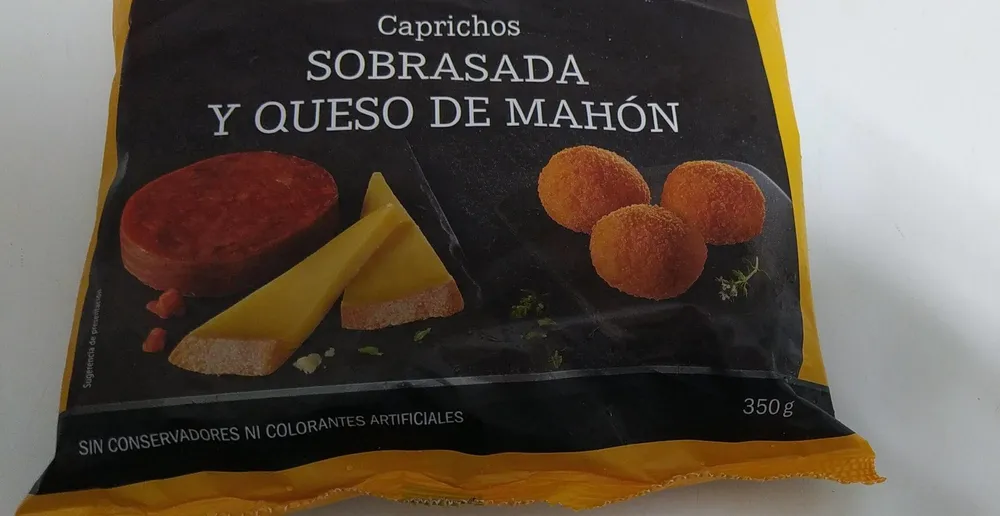 Caprichos sobrasada y queso de Mahón